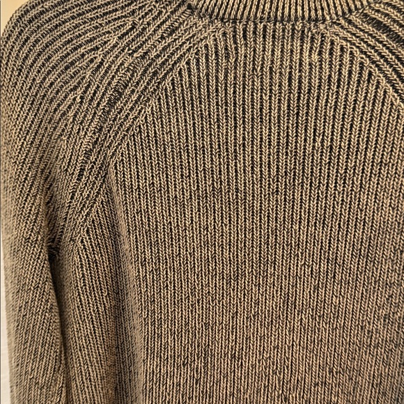 Atelier Nicole Miller Women's Fuzzy Rabbit Striped Sweater - Picture 6 of 7